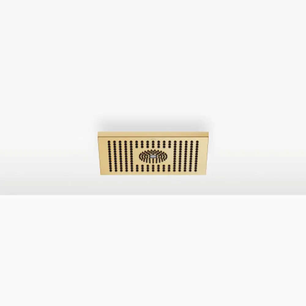 DORNBRACHT Regenbrause für Deckenanbindung SERIENSPEZIFISCH 28042980 300 x 240 mm Messing gebürstet (23kt Gold), 28042980-28 Galeriebild 1